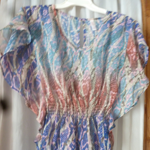 Xhilaration Tops - Cute Xhilaration Sheer Sleeveless Blouse XS